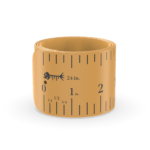 The Roll-Up Fish Ruler Board – 24″ gold
