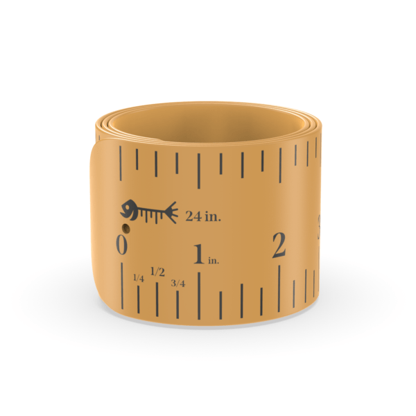 The Roll-Up Fish Ruler Board - 24" gold